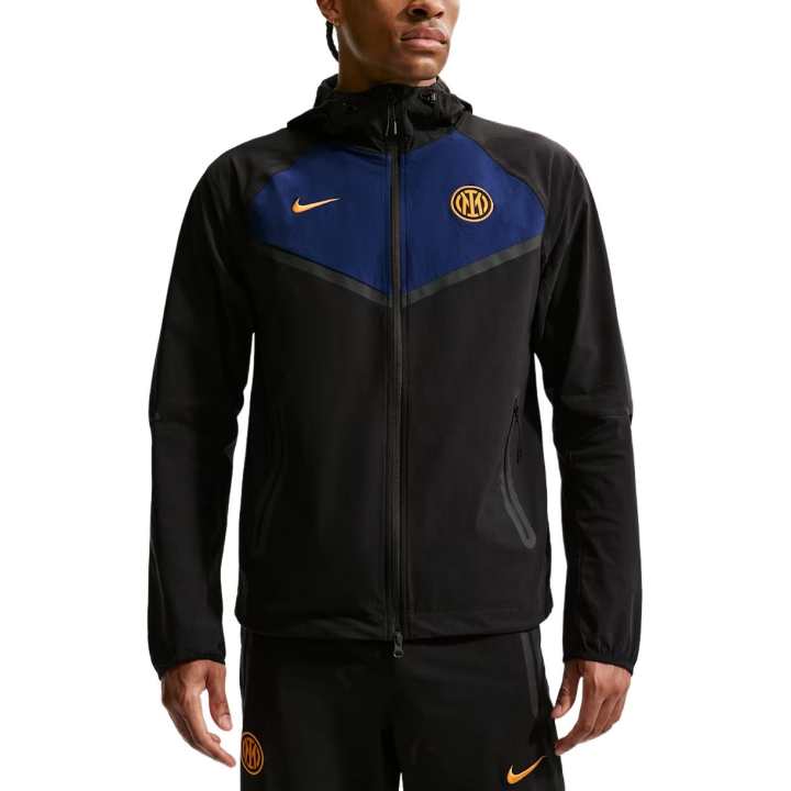 Nike Nike WINDRUNNER Jackets Men's Black/Blue/University Gold Hooded Non Detachable Moderate Other