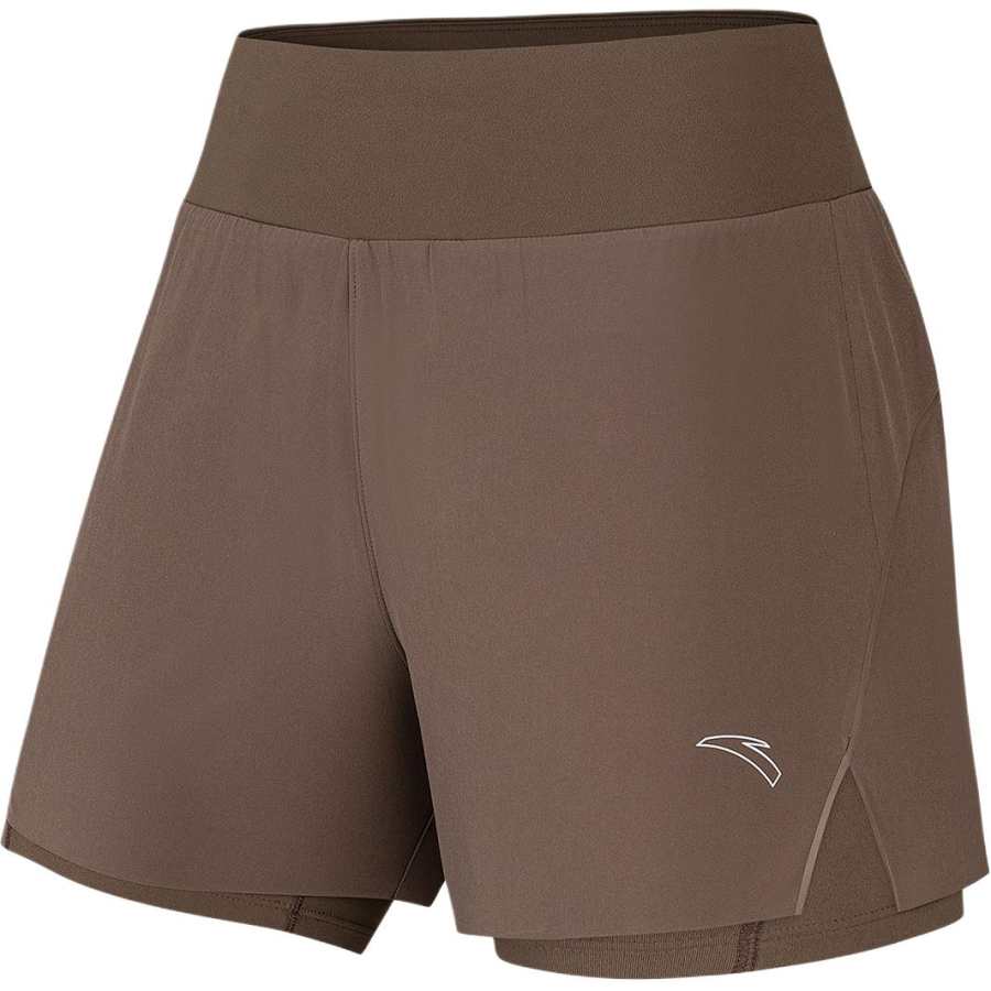 ANTA Sports Shorts Women's Chestnut Cocoa Moderate Straight Fit Pants