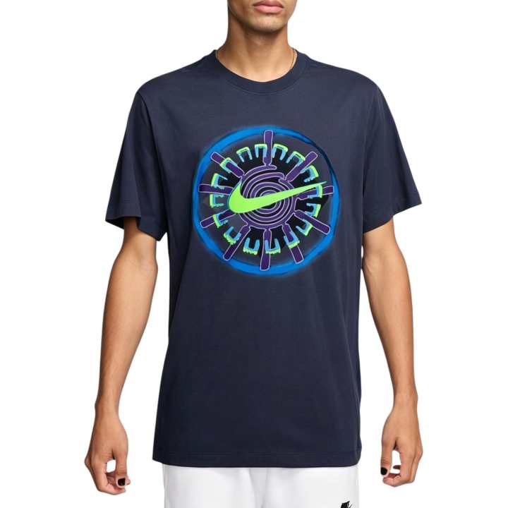 Nike Nike T Shirts Men's Blue Crew Neck