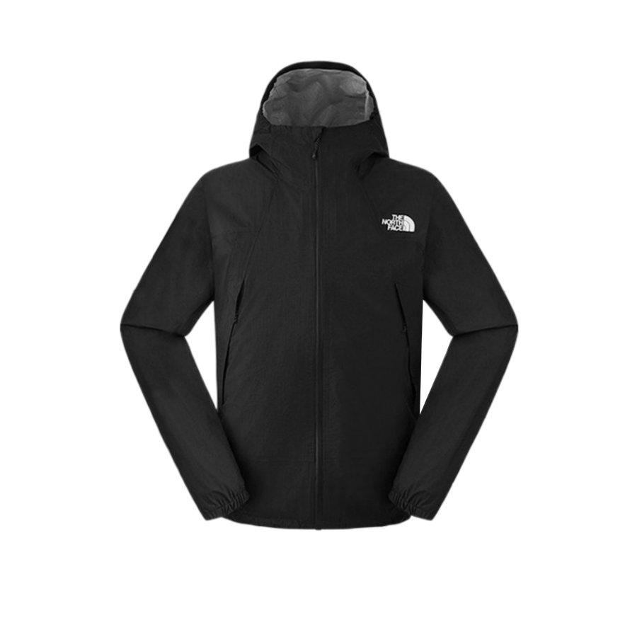 THE NORTH FACE Windbreaker Jackets Men's JK3/Cosmic Black Hooded Non Detachable Thin