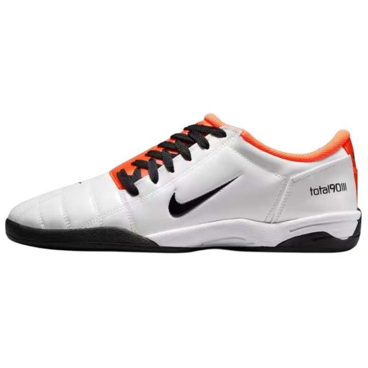 Nike Nike Total 90 IIl Soccer Shoes Unisex Low Top White Orange