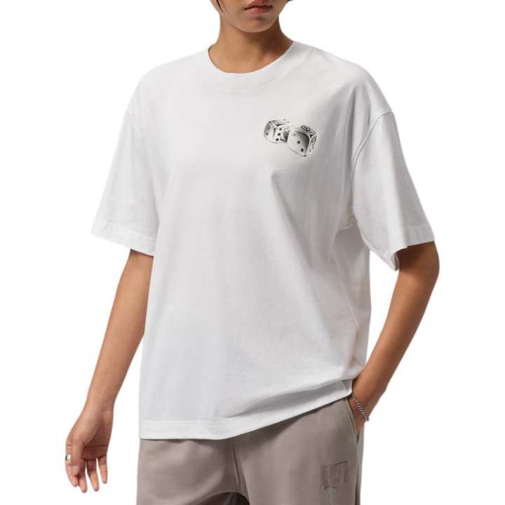 Jordan Jordan T Shirts Women's White Crew Neck Moderate