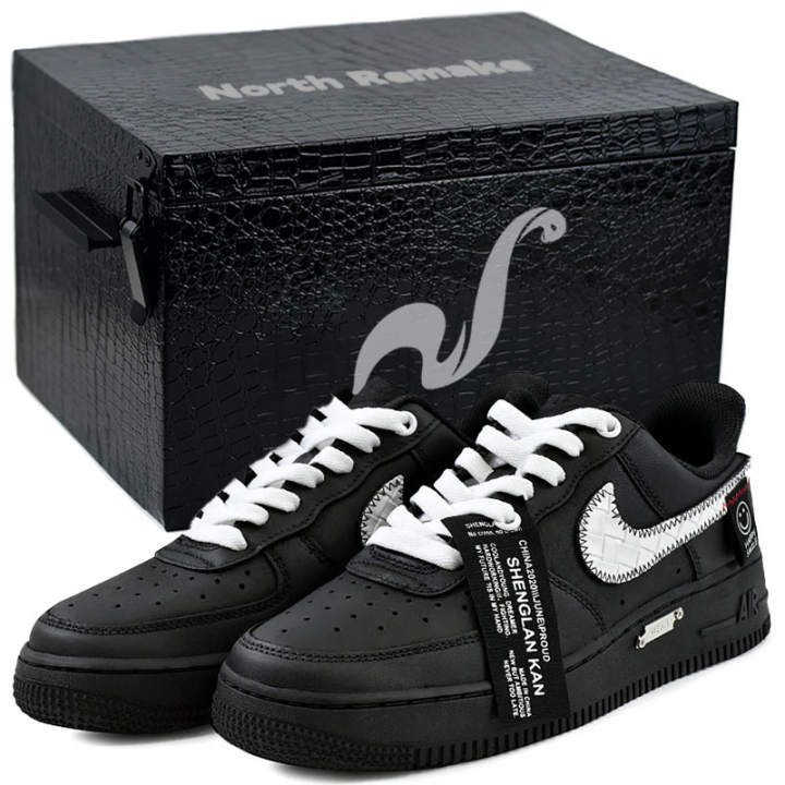 Nike Nike Air Force 1 Skateboard Shoes Women's Low Top Black