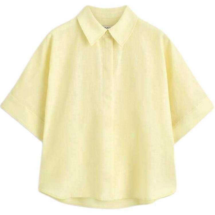 COS Shirts Women's Yellow Lapel Moderate Other