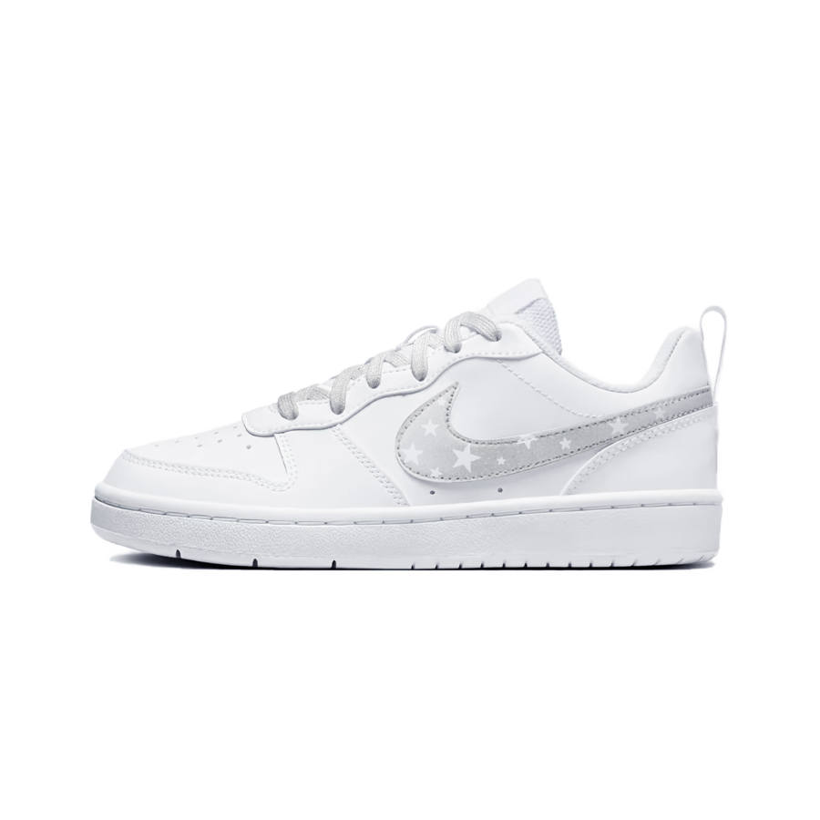 Nike Nike Court Borough Skateboard Shoes Unisex Low Top Silver