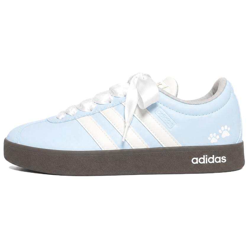Adidas Adidas VL COURT 2.0 Skateboard Shoes Unisex Low Top Blue