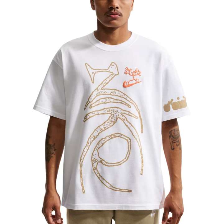 Nike Nike Sportswear T Shirts Men's White Crew Neck