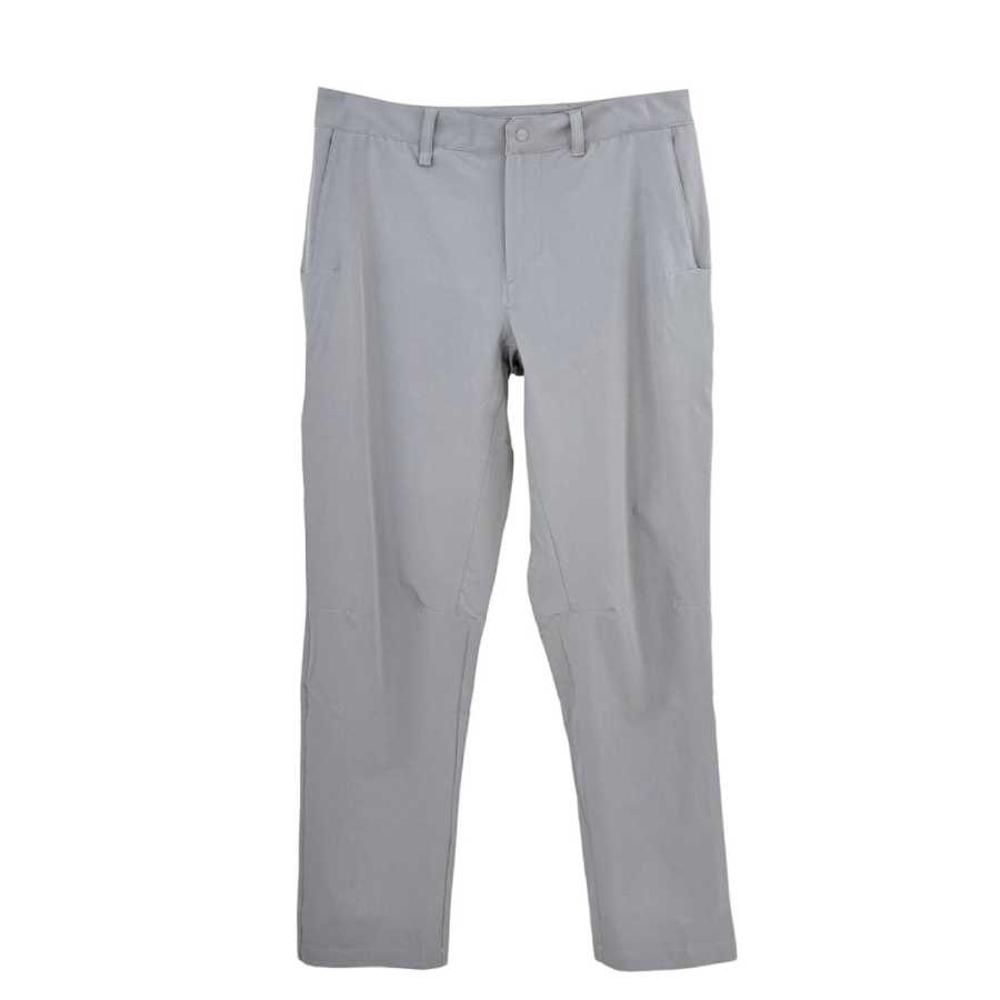 THE NORTH FACE Casual Pants Men's 0UZ Light Gray Moderate Straight Fit Pants