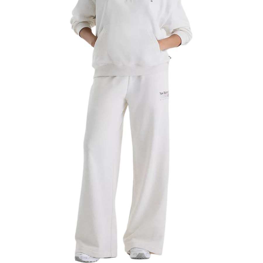 New Balance New Balance French Terry Casual Pants Women's Linen Heather Moderate Straight Fit Pants