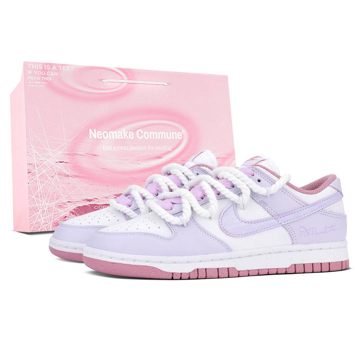 Nike Nike Dunk Skateboard Shoes Unisex Low Top Purple