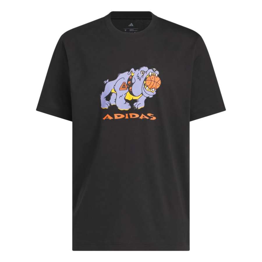 Adidas Adidas BASKETBALL T Shirts Men's Black Crew Neck