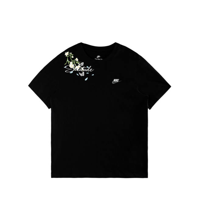 Nike Nike Sportswear Club T Shirts Men's Black/White/Dark Gray Crew Neck Moderate