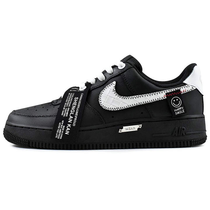Nike Nike Air Force 1 Skateboard Shoes Women's Low Top Black
