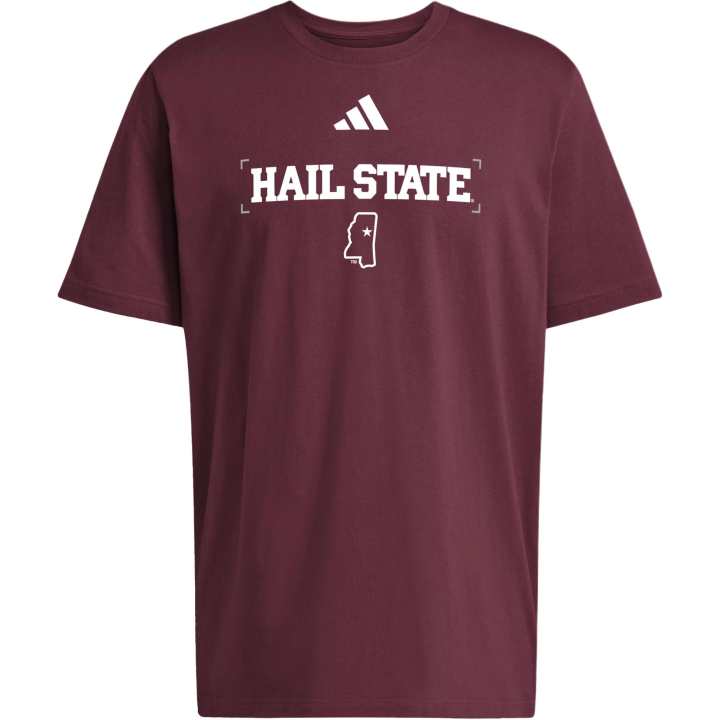 Adidas Adidas T Shirts Men's Burgundy Crew Neck