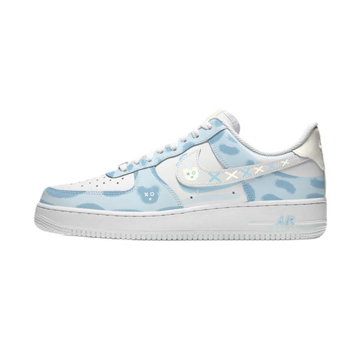 Nike Nike Air Force 1 Skateboard Shoes Unisex Low Top Blue