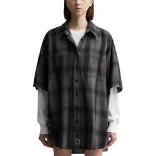 Alexander Wang Long Sleeved Dresses Women's Brown Gray Moderate Short Skirt