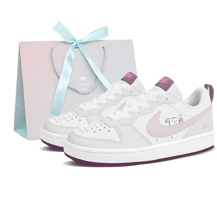 Nike Nike Court Borough Skateboard Shoes Women's Low Top Powder