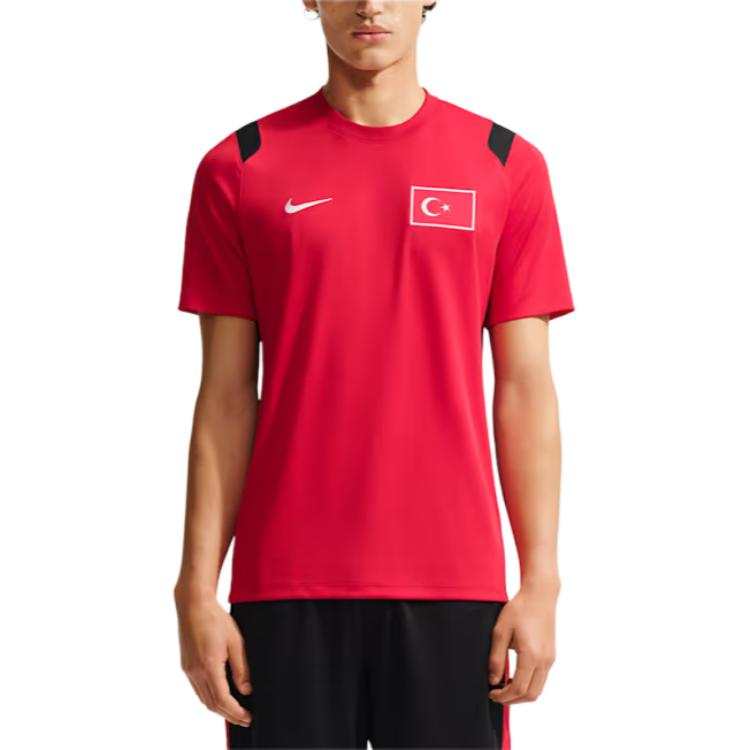 Nike Nike Turkey National Team Soccer Jerseys Men's Sports Red/Black/White Crew Neck Moderate