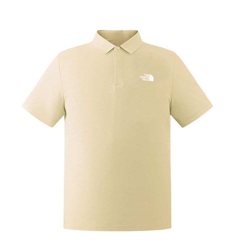 THE NORTH FACE Polo Shirts Men's Khaki DOM Polo Collar Moderate Other