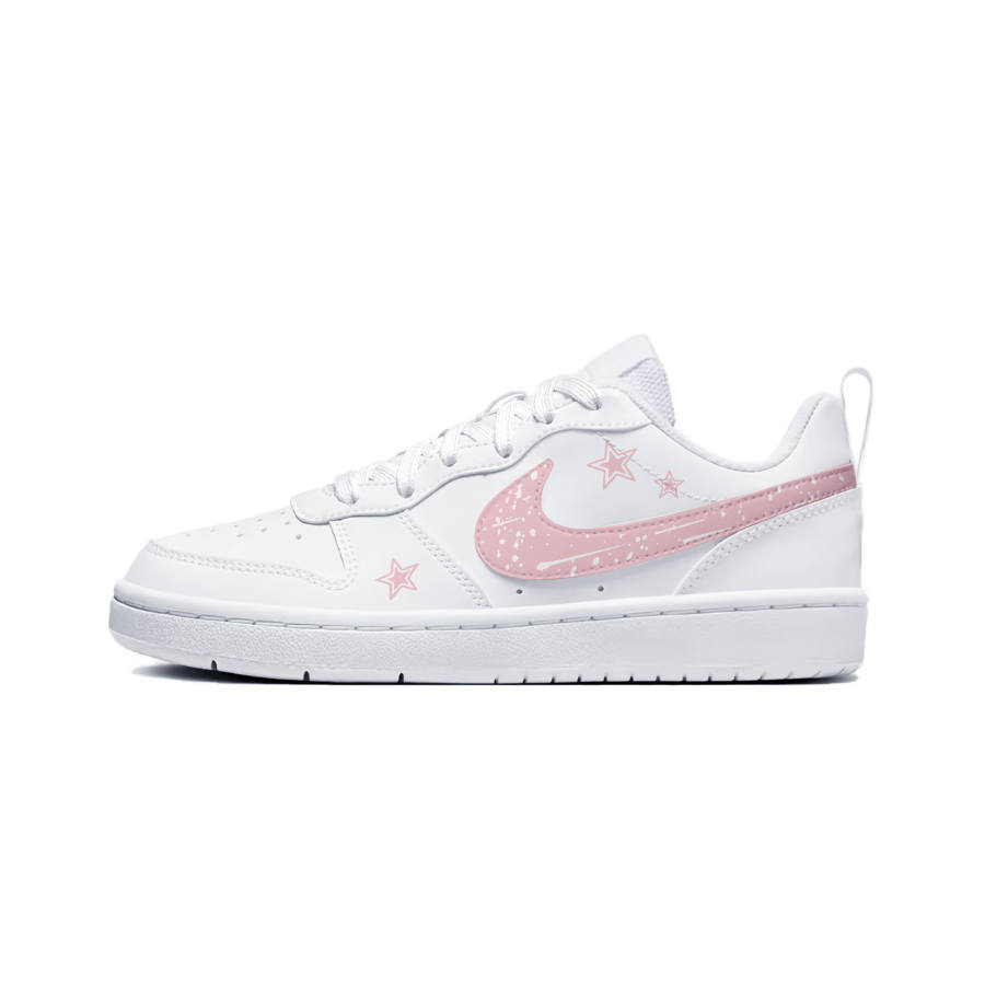 Nike Nike Court Borough Skateboard Shoes Unisex Low Top Pink