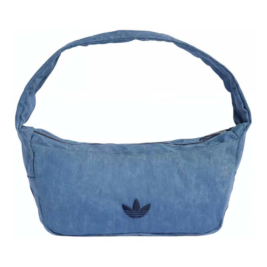 Adidas Originals Cotton Twill Shoulder Bag Small Unisex Denim Blue