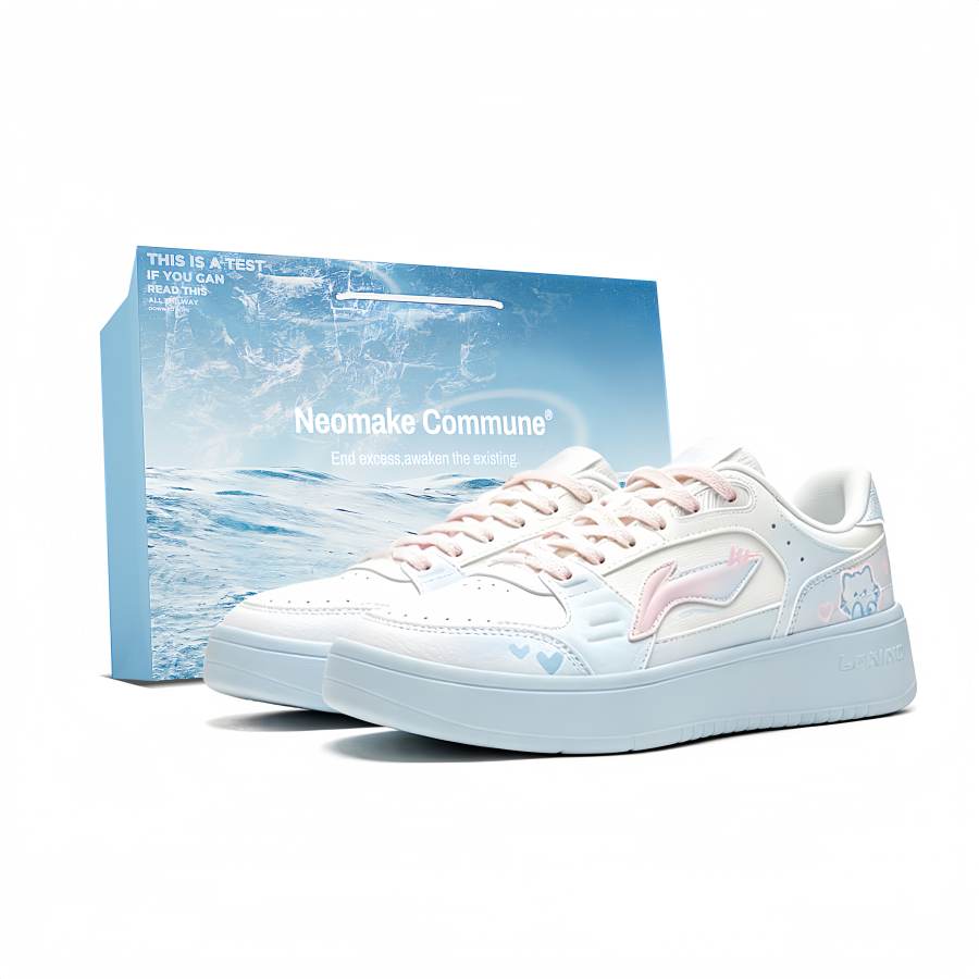 Li-Ning Li Ning Sycee Skateboard Shoes Women's Low Top White