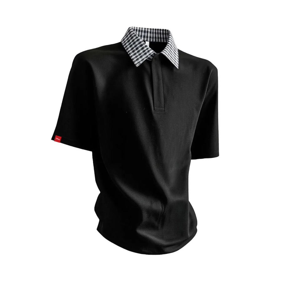 Disney T Shirts Unisex Polo Collar Moderate Straight Fit
