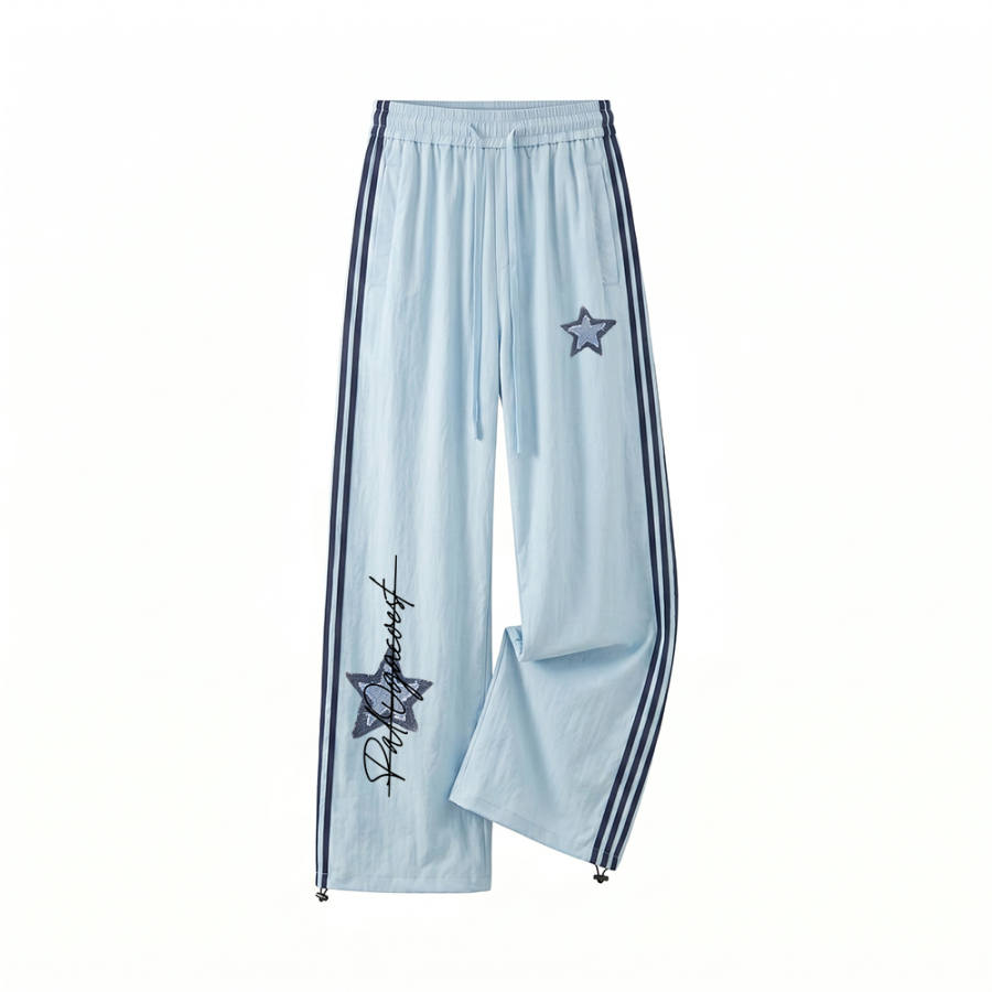 PAL ONGACO Casual Pants Unisex Thin Straight Fit Pants