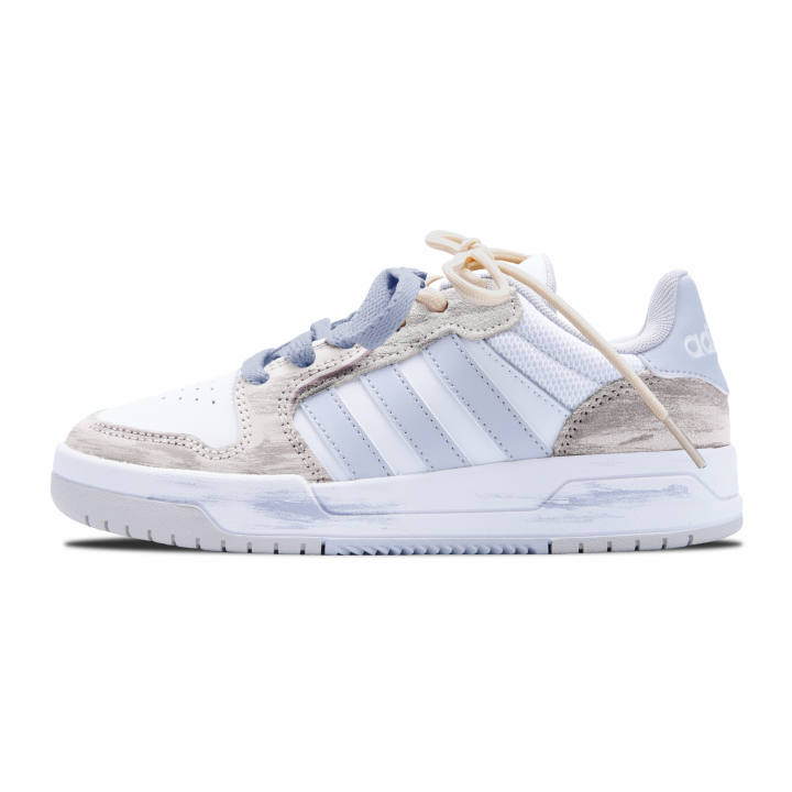 Adidas Adidas ENTRAP Skateboard Shoes Unisex Low Top Gray/Blue/White