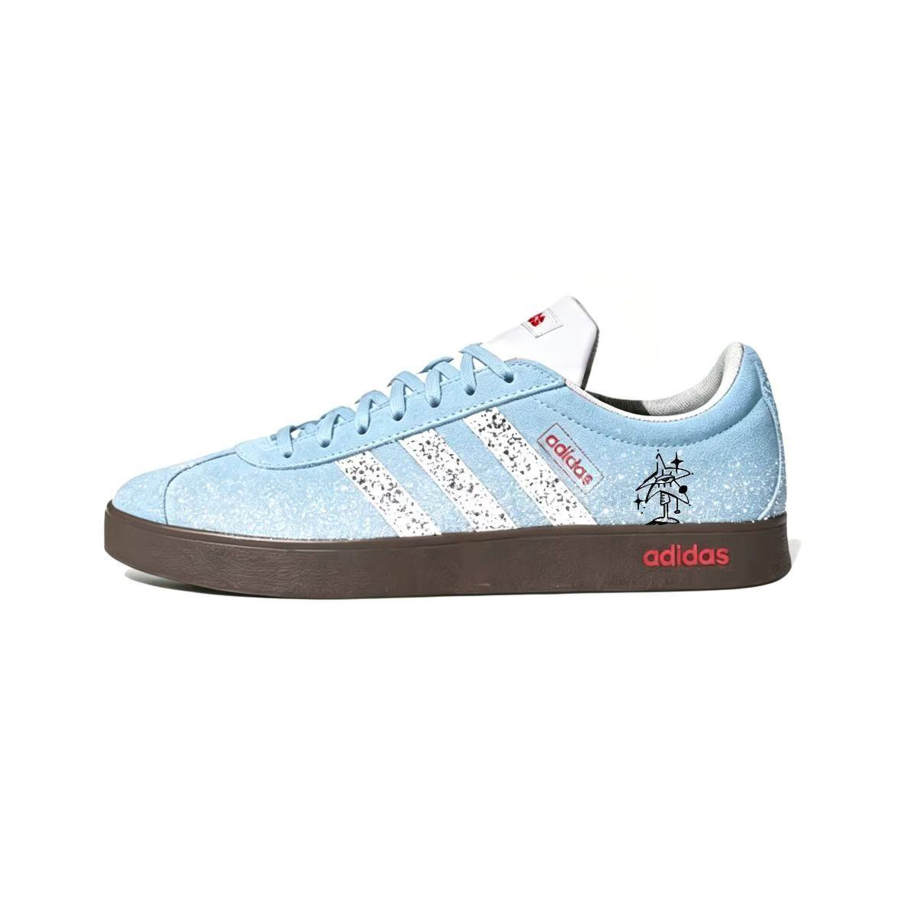 Adidas Adidas Vl Court Classic German Army Trainers Unisex Low Top Green/White