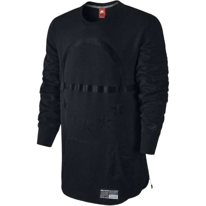 Nike Nike Sweatshirts Men's Black Crew Neck Moderate