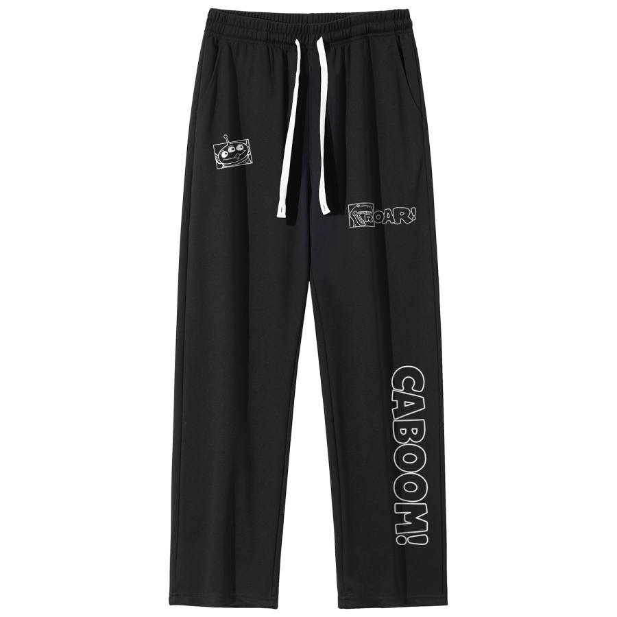 Disney Casual Pants Unisex Thin Straight Fit Pants
