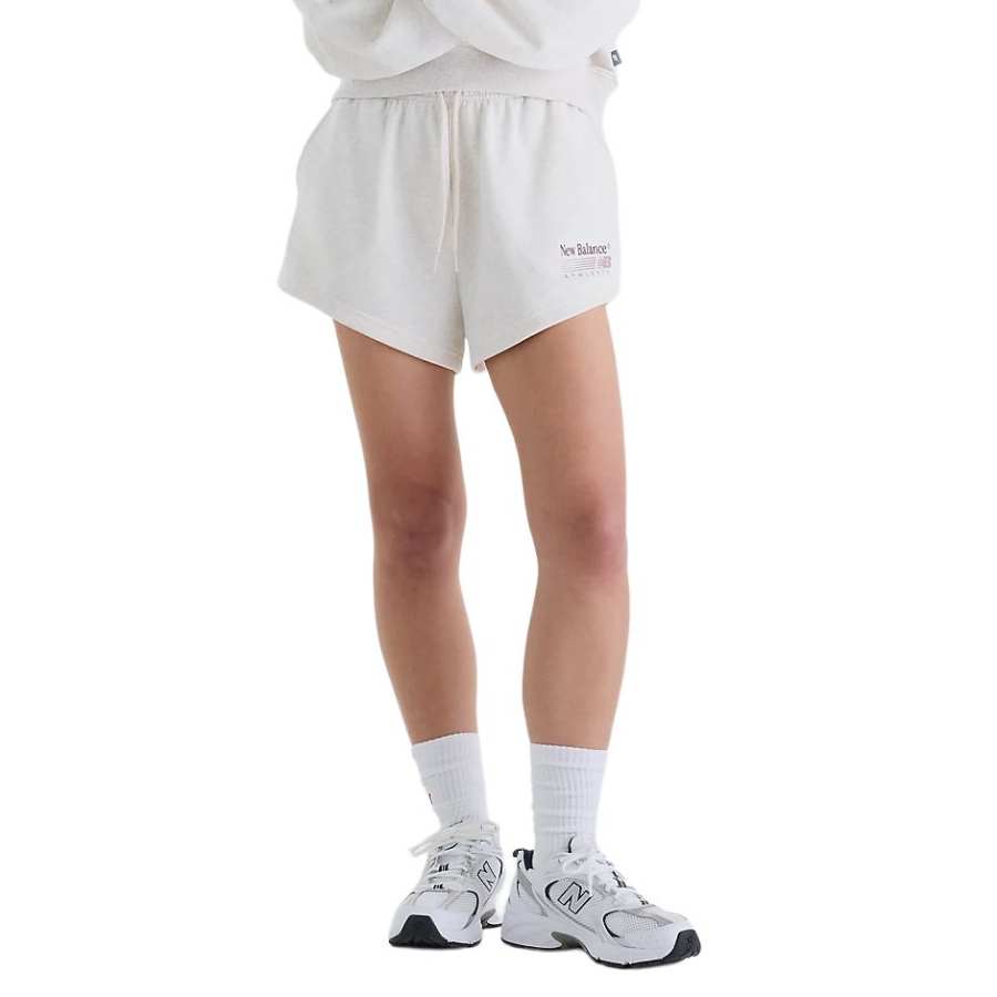 New Balance New Balance French Terry Casual Shorts Women's Linen Heather