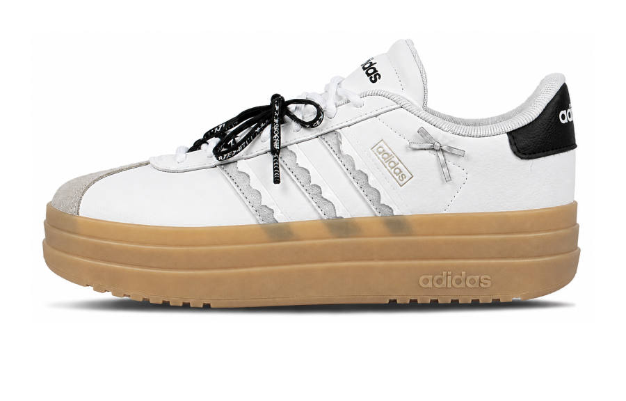 Adidas Adidas VL Court Bold Skateboard Shoes Women's Low Top White, Silver