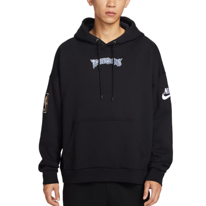 Nike Nike Sweatshirts Men's Black Hooded Non Detachable Moderate Straight Fit