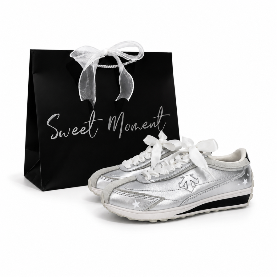 DESCENTE DESCENTE Cron Racer Skateboard Shoes Unisex Low Top Silver
