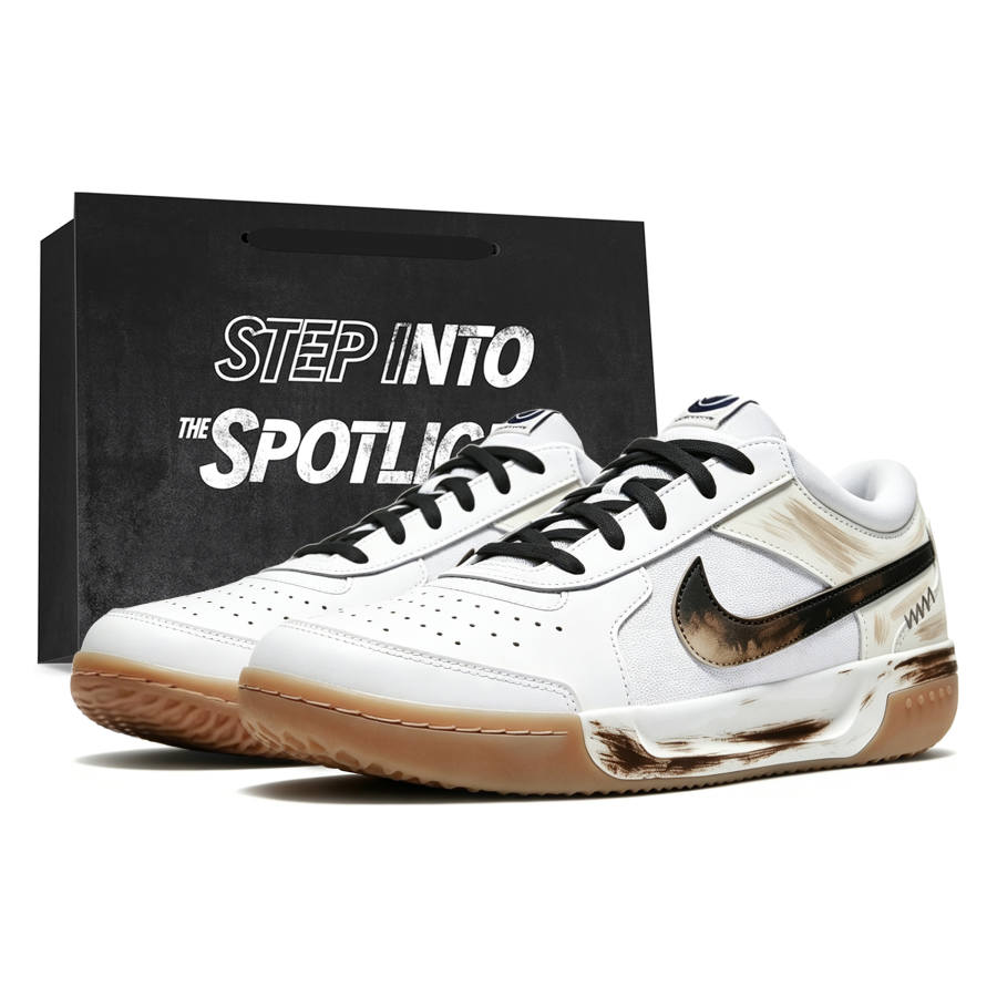 Nike Nike Court Zoom Lite 3 Tennis Shoes Men's Low Top Black Brown