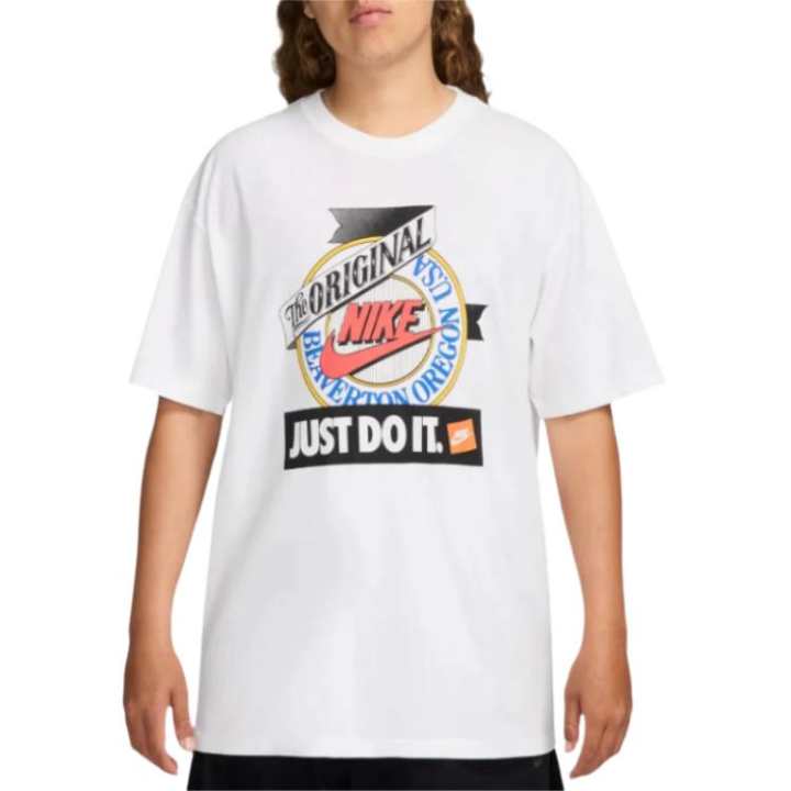 Nike Nike Sportswear T Shirts Men's White Crew Neck
