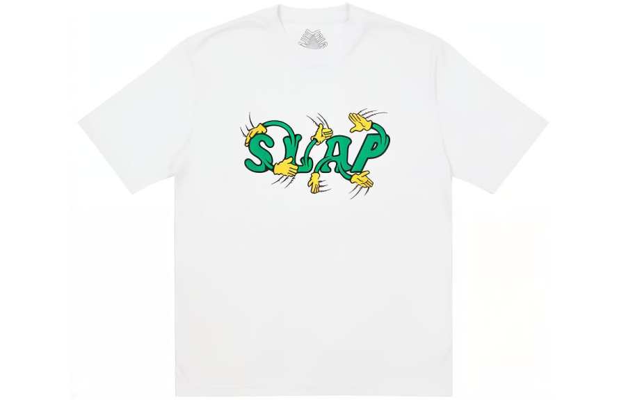 PALACE T Shirts Unisex White Crew Neck Moderate