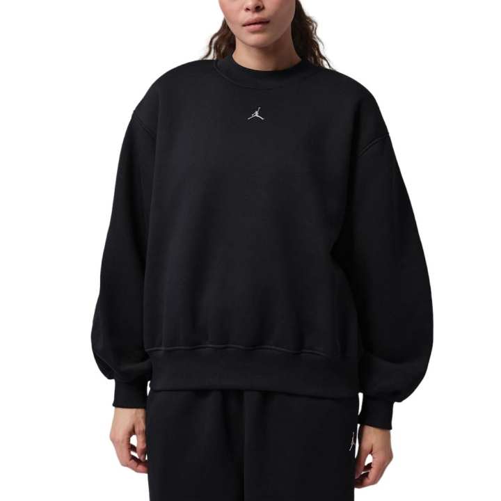 Jordan Jordan Sweatshirts Women's Black Crew Neck Moderate
