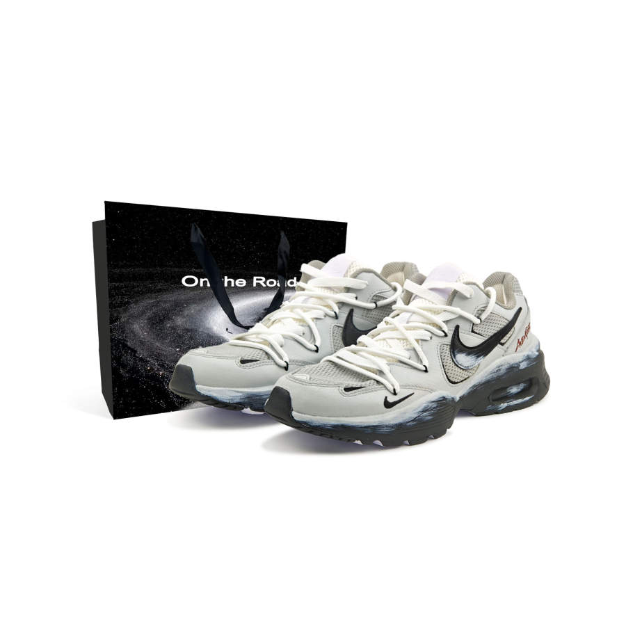 Nike Nike Air Max Fusion Running Shoes Unisex Low Top Black, Red
