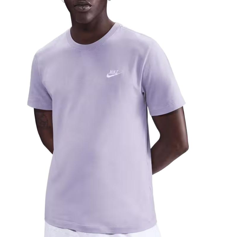 Nike Nike Sportswear Club T Shirts Men's Purple Crew Neck