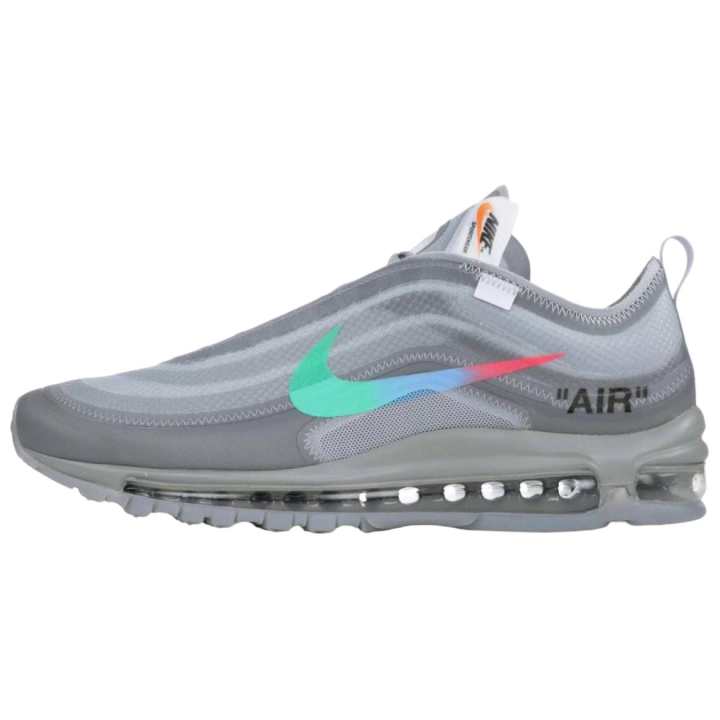 Nike OFF WHITE X Nike Air Max 97 Running Shoes Unisex Gray