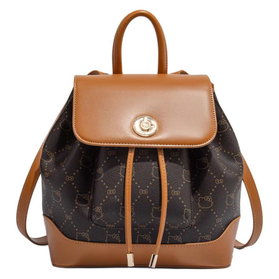Sanrio Sanrio Pu Backpack Regular Women's Dark Coffee