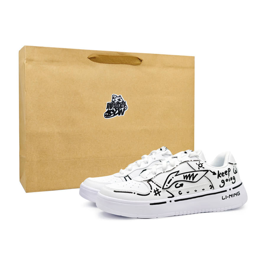 Li-Ning Li Ning Floating Boat Skateboard Shoes Unisex Low Top Black