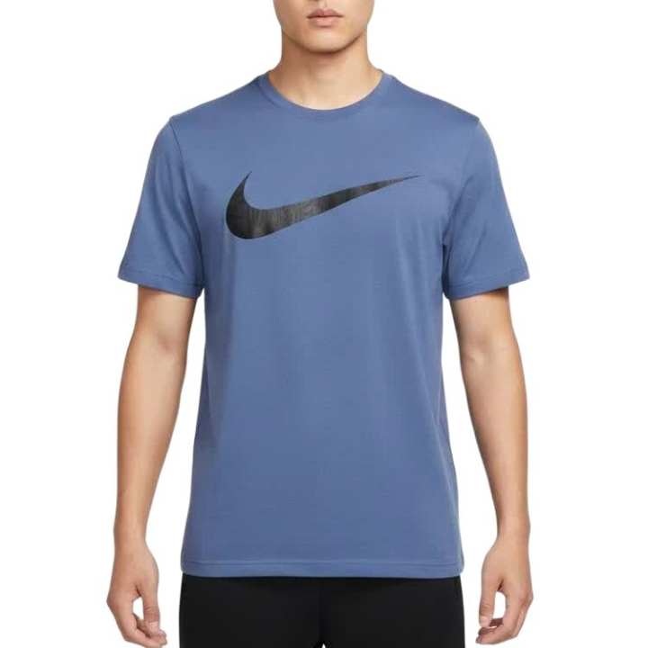 Nike Nike HYVERSE Running T Shirts Men's Blue Crew Neck Moderate