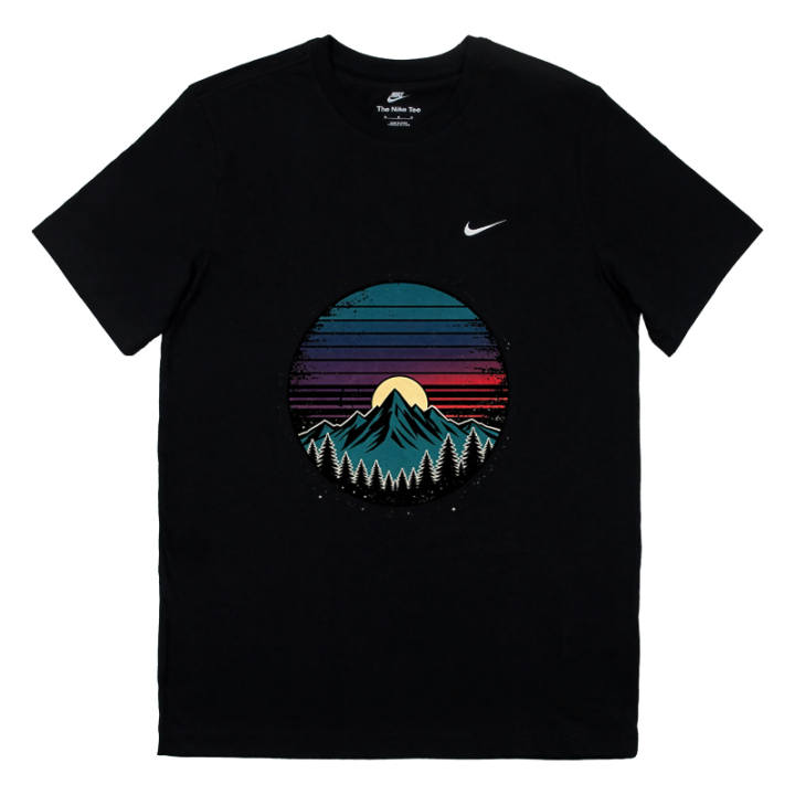 Nike Nike T Shirts Unisex Black Crew Neck