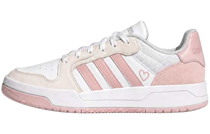 Adidas Adidas ENTRAP Skateboard Shoes Unisex Low Top Pink/White