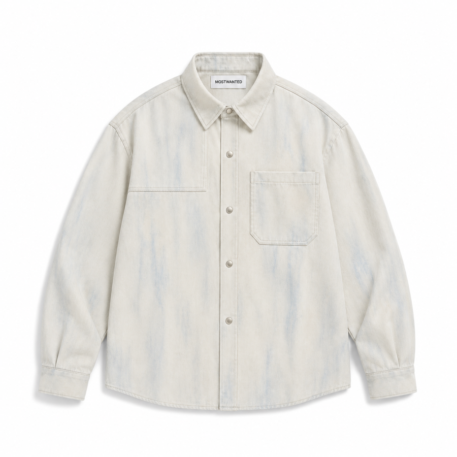 MostwantedLab MostwantedLab Shirts Unisex Lapel Moderate