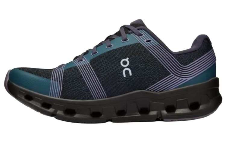 On Cloudgo Slip Resistant Abrasion Resistant Breathable Low top Casual Running Shoes Women's Black Purple
